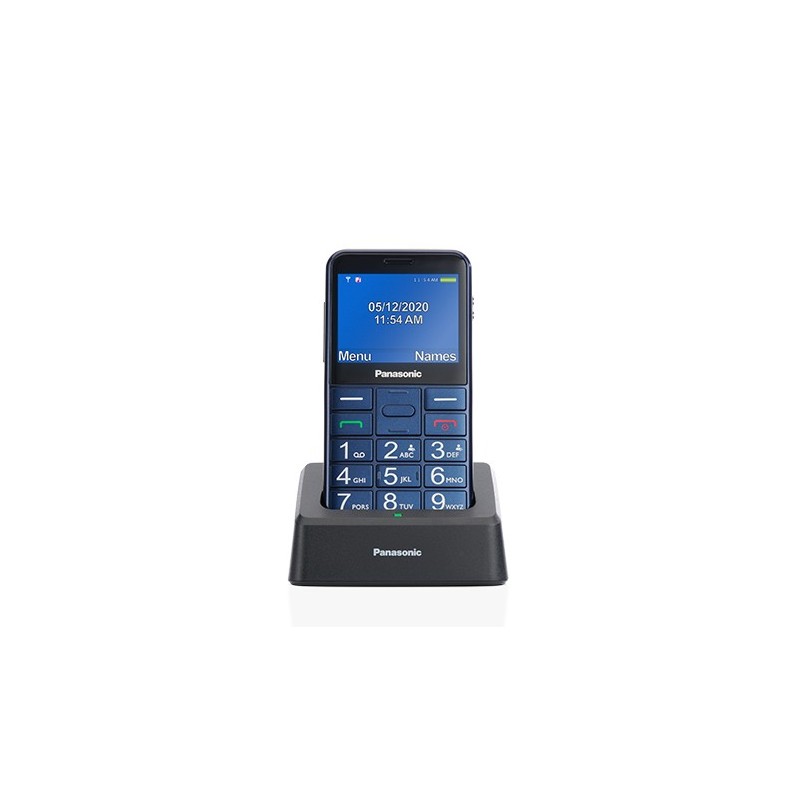 Panasonic KX-TU155 6,1 cm (2.4") 102 g Blu Telefono di livello base