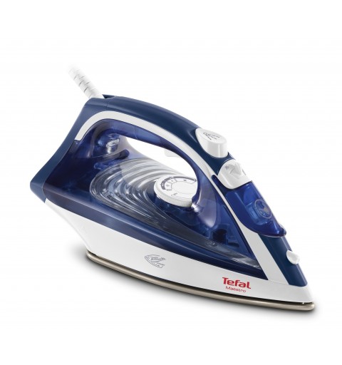 Tefal Maestro 2 FV1845E0 Plancha vapor-seco Suela de CeramicGlide 2300 W Azul, Blanco