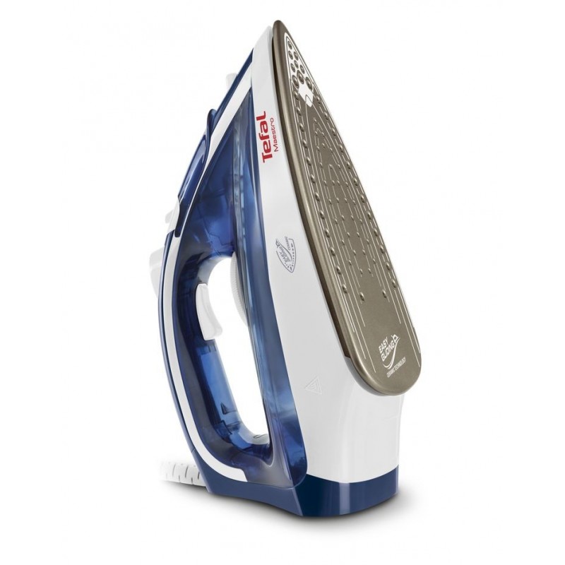 Tefal Maestro 2 FV1845E0 Ferro da stiro a secco e a vapore CeramicGlide 2300 W Blu, Bianco