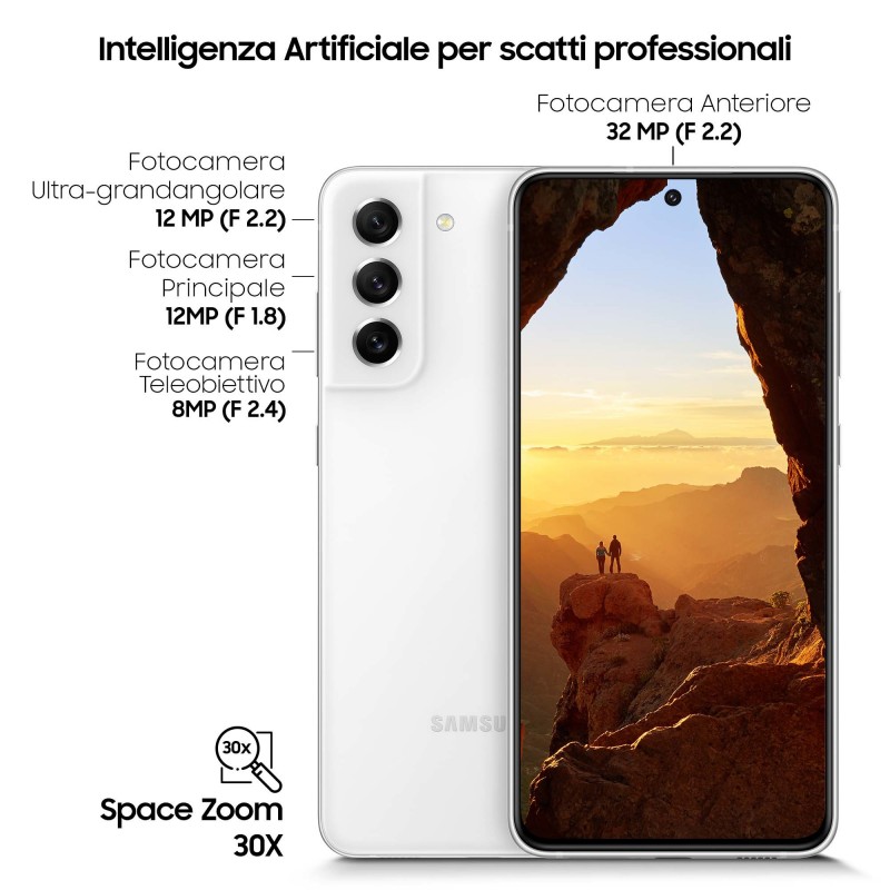 Samsung Galaxy SM-G990B 16,3 cm (6.4") Double SIM Android 11 5G USB Type-C 4500 mAh Blanc