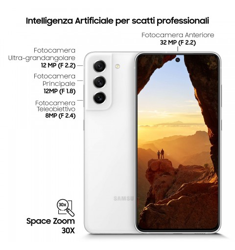 Samsung Galaxy SM-G990B 16,3 cm (6.4") Double SIM Android 11 5G USB Type-C 4500 mAh Blanc