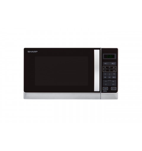 Sharp Home Appliances R-642INW Arbeitsplatte Kombi-Mikrowelle 20 l 800 W Schwarz