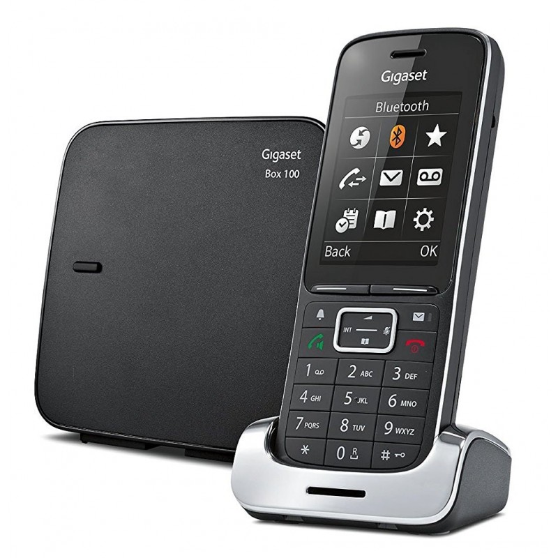 Gigaset SL450 Téléphone analog dect Identification de l'appelant Noir