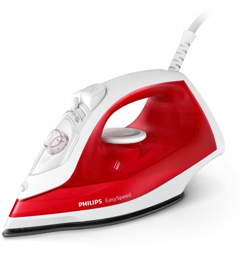Philips EasySpeed GC1742 40 iron Dry & Steam iron Non-stick soleplate 2000 W Red, White