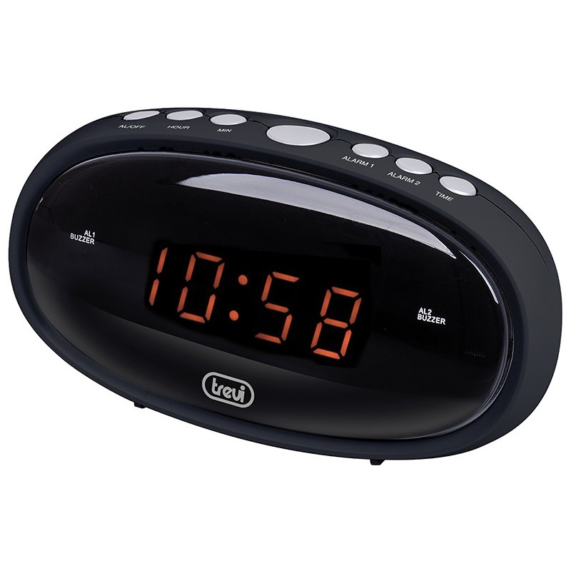Trevi EC 880 Digital alarm clock Black