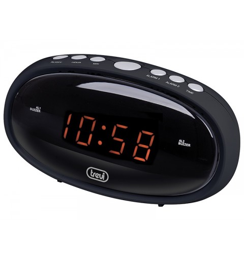 Trevi EC 880 Digital alarm clock Black