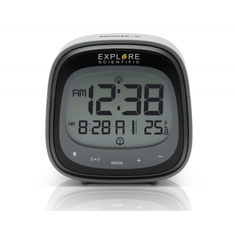 Explore Scientific RDC3006 alarm clock Digital alarm clock Black, Grey