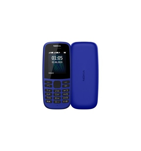 Nokia 105 4,5 cm (1.77") 73,02 g Blu Telefono cellulare basico