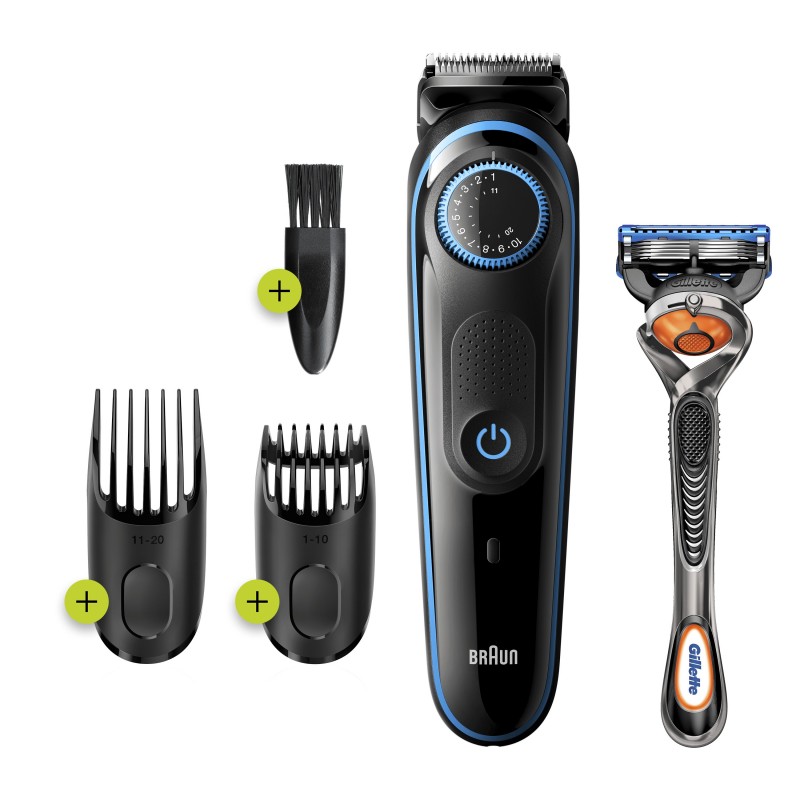 Braun 81705170 tondeuse à barbe Noir, Bleu