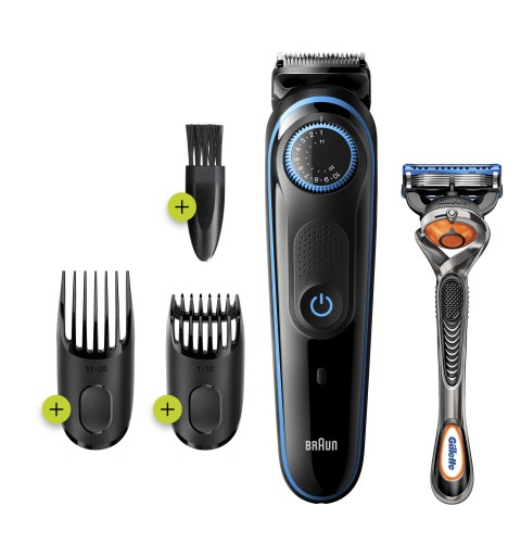 Braun 81705170 Barttrimmer Schwarz, Blau