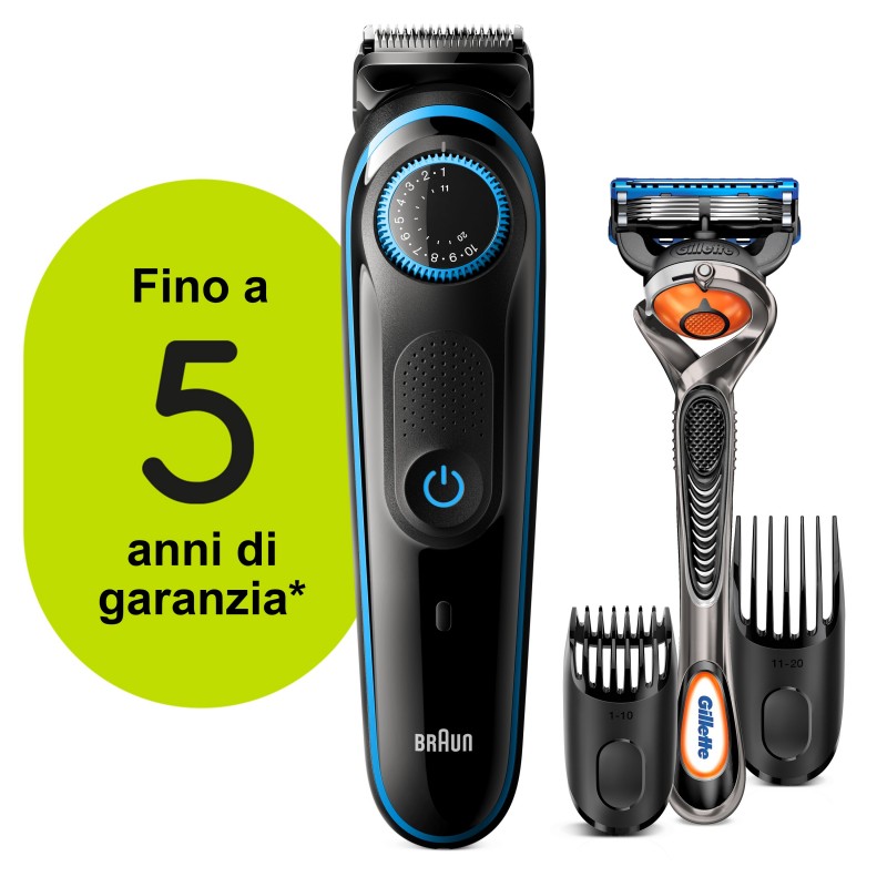 Braun 81705170 tondeuse à barbe Noir, Bleu