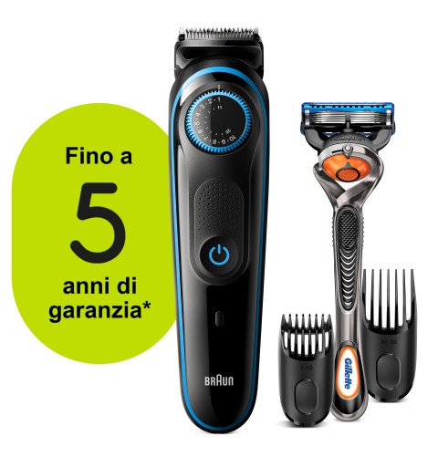 Braun 81705170 tondeuse à barbe Noir, Bleu