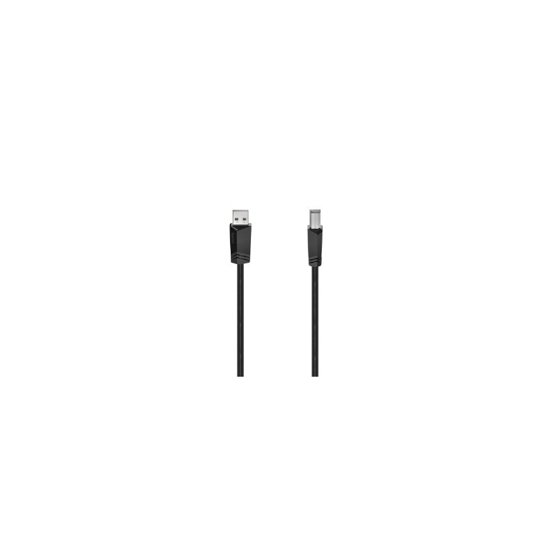 Hama 00200604 cable USB 5 m USB 2.0 USB A USB B Negro