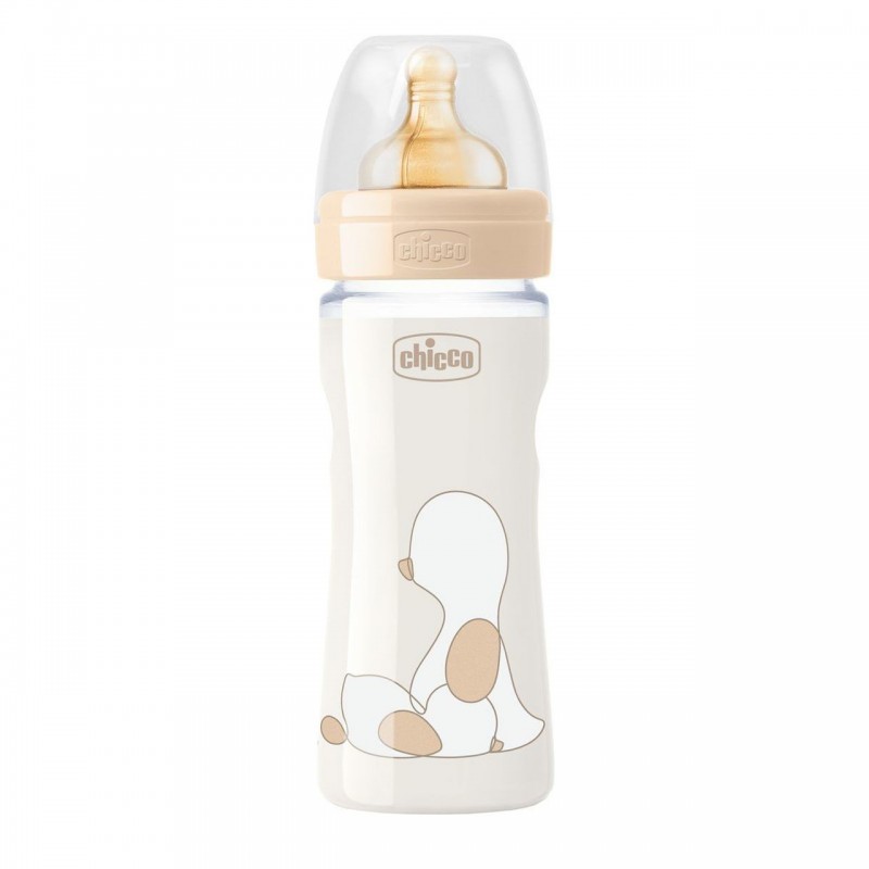 Chicco 00027720300000 Babyflasche 240 ml Glas Braun