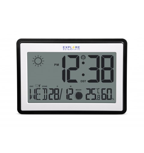 Explore Scientific RDC8002 stazione meteorologica digitale Nero, Bianco LCD Batteria