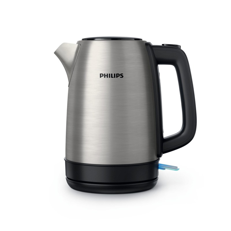 Philips Daily Collection Bouilloire, Métal, couvercle à ressort, voyant, 1,7 l