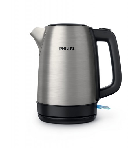 Philips Daily Collection Bollitore in metallo da 1,7 l con spia e coperchio a molla