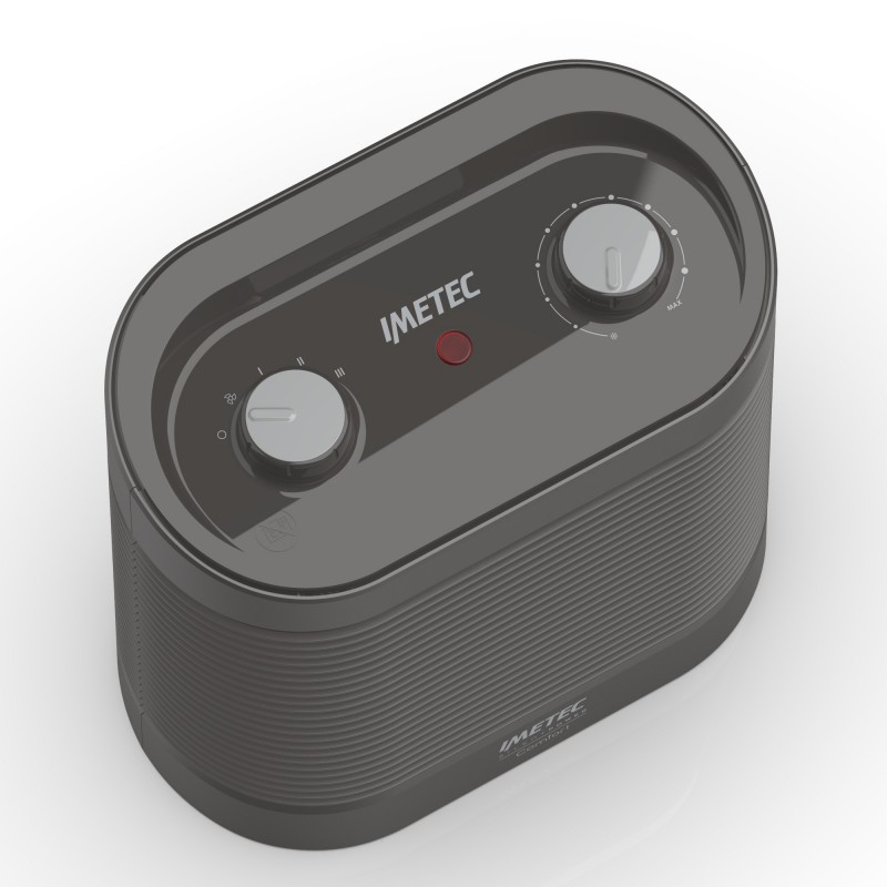 Imetec Silent Power Comfort Interno Nero 2100 W Riscaldatore ambiente elettrico con ventilatore