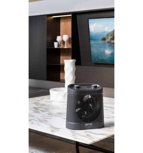 Imetec Silent Power Comfort Intérieure Noir 2100 W Chauffage de ventilateur électrique