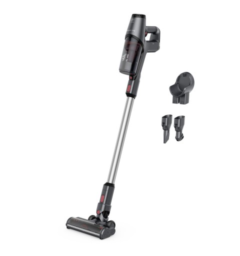 Rowenta RH6933, Cleaner X-PERT 3.60, Scopa Elettrica, 45 minuti di Autonomia, Peso di 2,2 Kg, Nero & Rosso