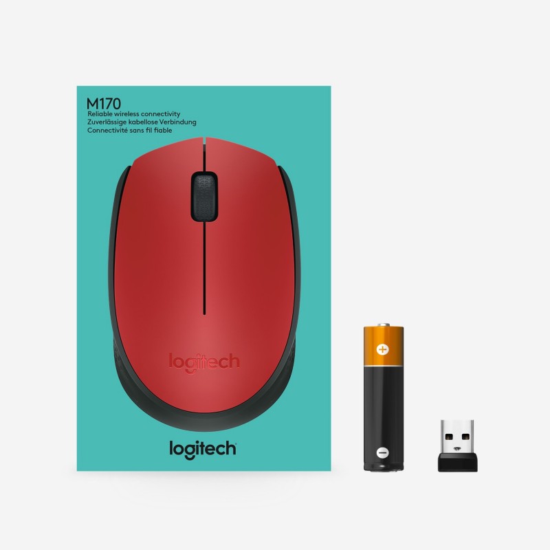 Logitech M171 Wireless mouse Ambidestro RF Wireless Ottico 1000 DPI