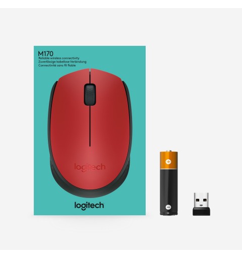 Logitech M171 Wireless mouse Ambidestro RF Wireless Ottico 1000 DPI