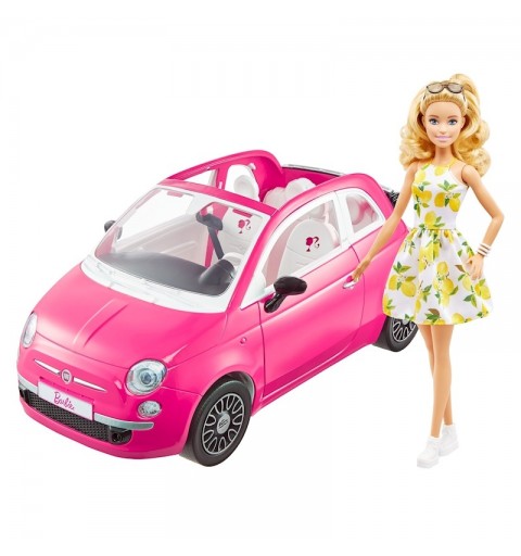 Barbie Fiat 500 Doll and Vehicle