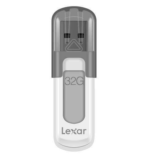 Lexar JumpDrive V100 USB-Stick 32 GB USB Typ-A 3.2 Gen 1 (3.1 Gen 1) Grau, Weiß