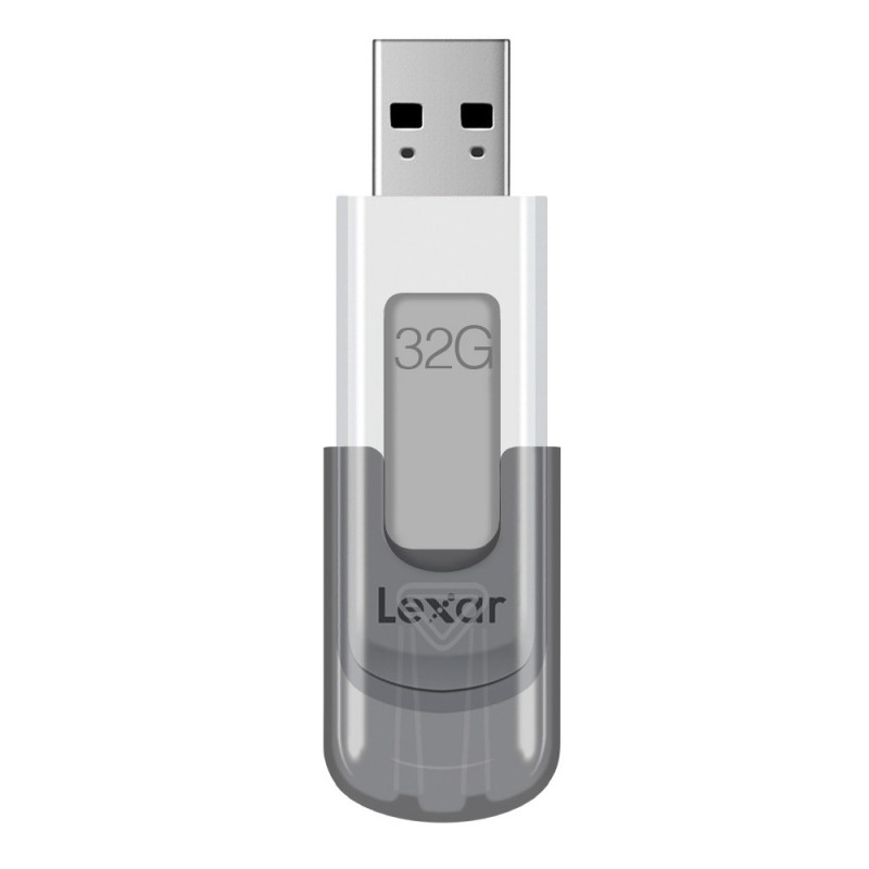 Lexar JumpDrive V100 unidad flash USB 32 GB USB tipo A 3.2 Gen 1 (3.1 Gen 1) Gris, Blanco