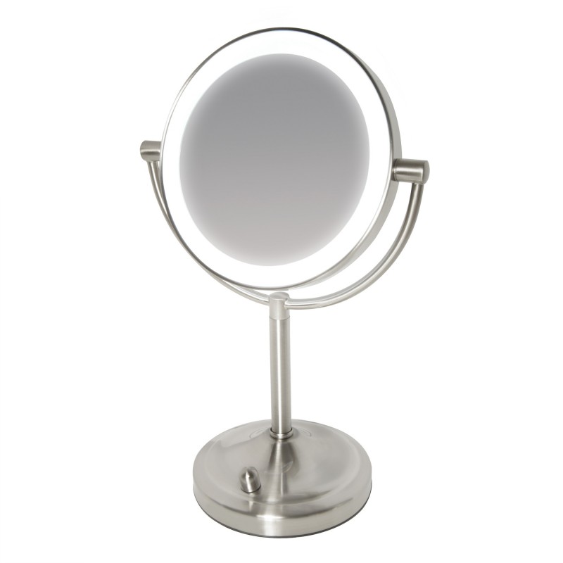 HoMedics MIR-8150-EU miroir de maquillage Autonome Rond Acier inoxydable