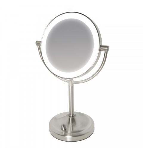 HoMedics MIR-8150-EU miroir de maquillage Autonome Rond Acier inoxydable