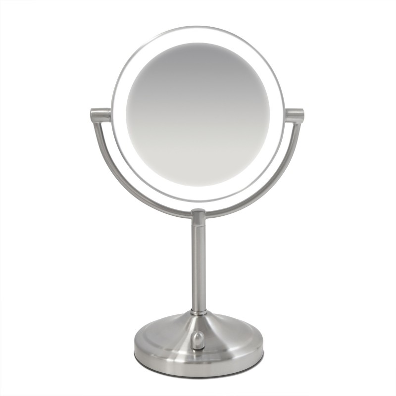 HoMedics MIR-8150-EU miroir de maquillage Autonome Rond Acier inoxydable