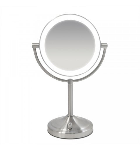 HoMedics MIR-8150-EU miroir de maquillage Autonome Rond Acier inoxydable