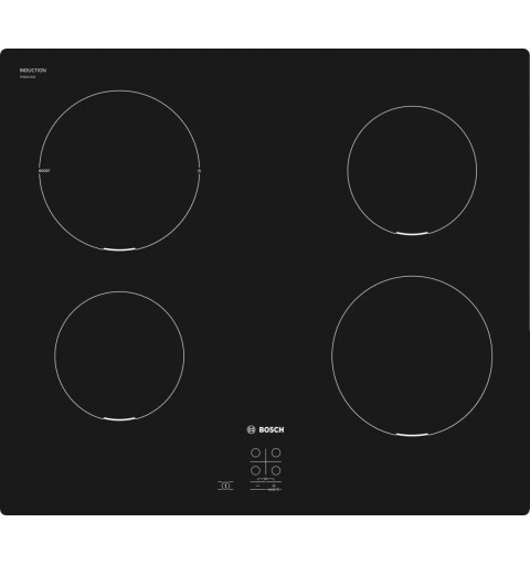 Bosch Serie 2 PUG611AA5E hobs Negro Encimera 60 cm Con placa de inducción 4 zona(s)