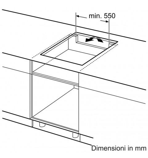 Bosch Serie 2 PUG611AA5E hob Black Countertop 60 cm Zone induction hob 4 zone(s)
