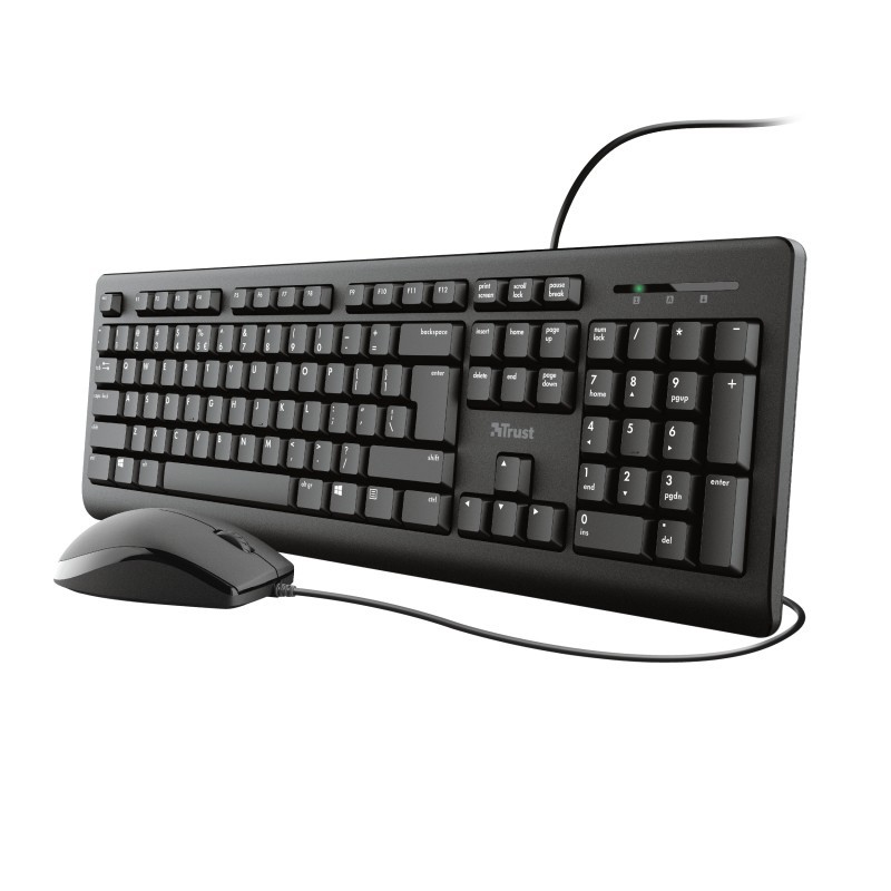 Trust 23971 clavier USB QWERTY Italien Noir