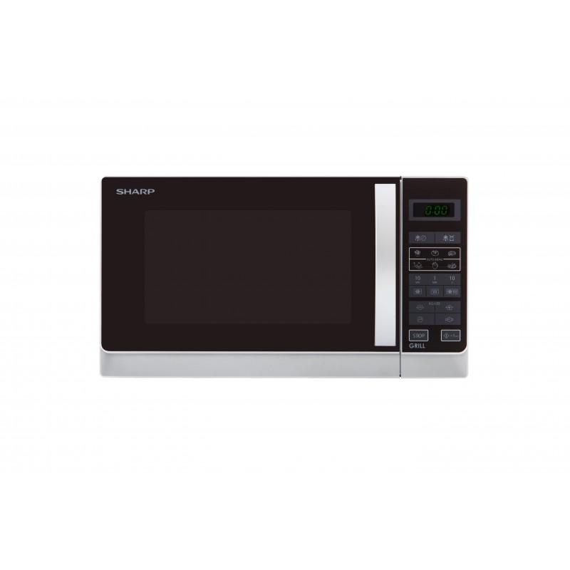 Sharp Home Appliances R742INW forno a microonde Superficie piana Microonde combinato 25 L 900 W Argento