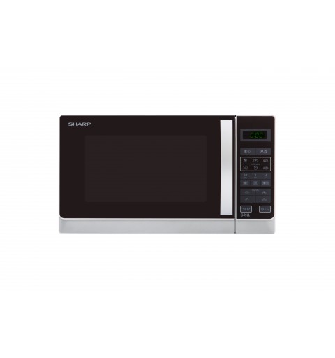 Sharp Home Appliances R742INW forno a microonde Superficie piana Microonde combinato 25 L 900 W Argento