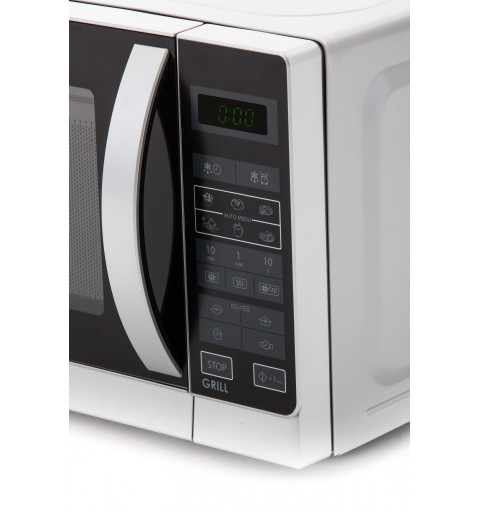 Sharp Home Appliances R742INW forno a microonde Superficie piana Microonde combinato 25 L 900 W Argento