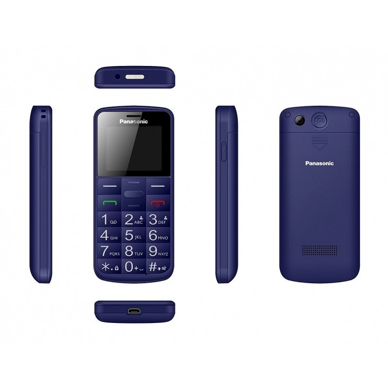 Panasonic KX-TU110 4,5 cm (1.77") Bleu Téléphone numérique