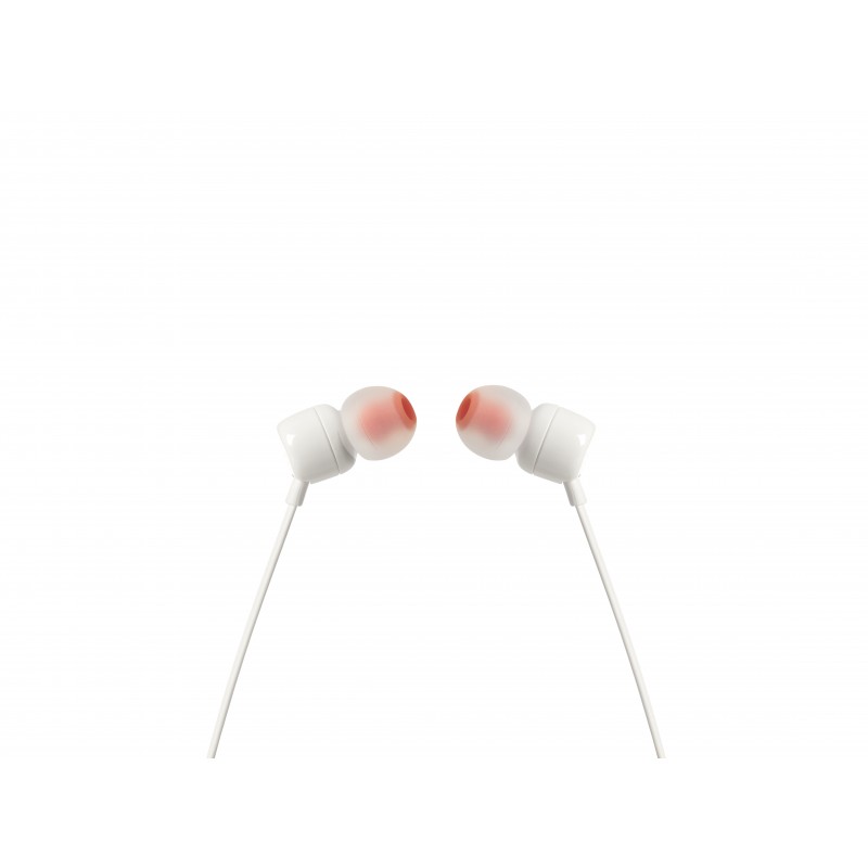 JBL Tune 110 Auricolare Cablato In-ear MUSICA Bianco