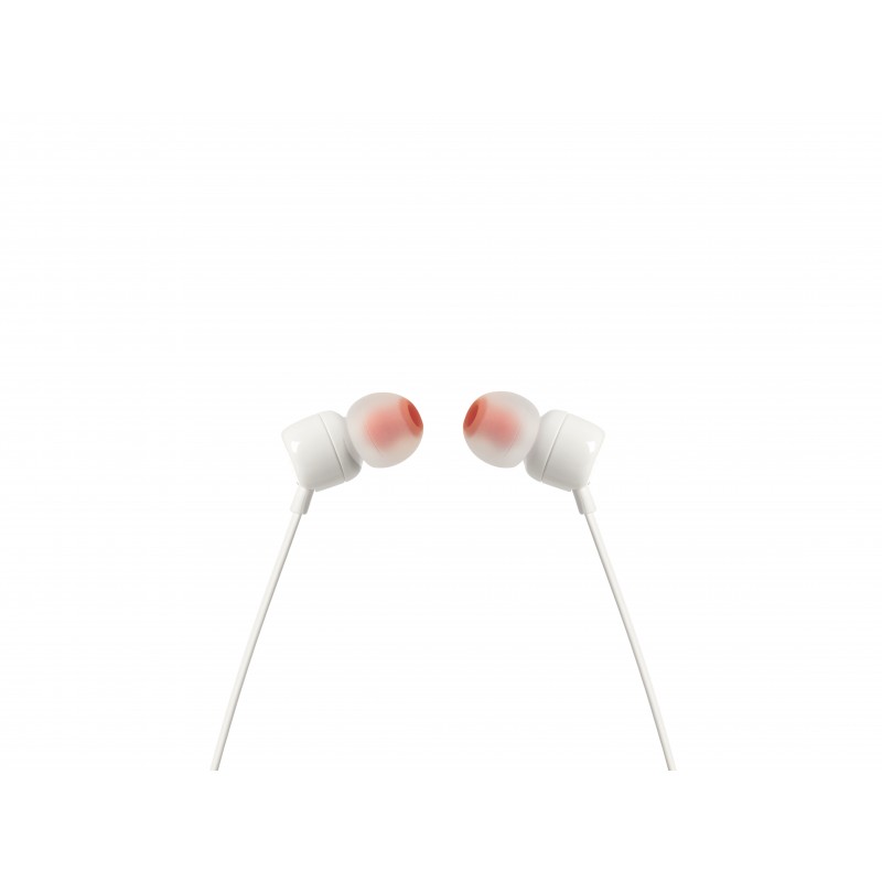 JBL Tune 110 Auriculares Alámbrico Dentro de oído Música Blanco