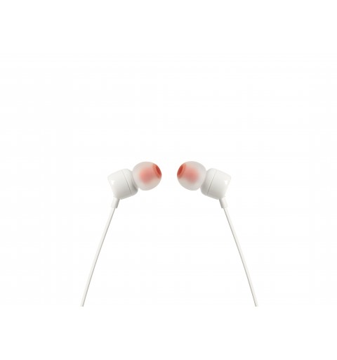 JBL Tune 110 Auricolare Cablato In-ear MUSICA Bianco
