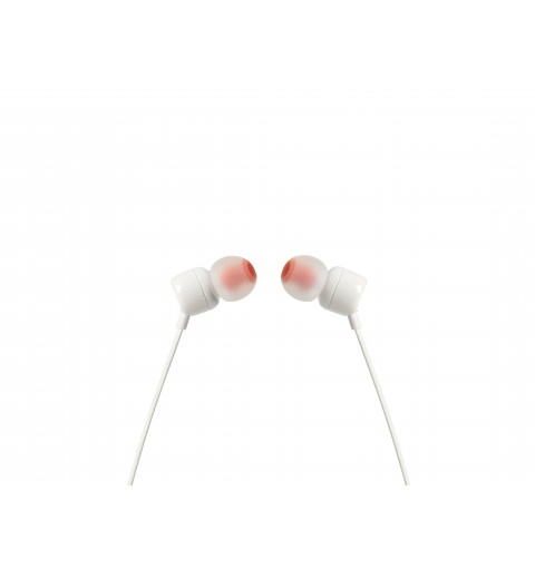 JBL Tune 110 Auricolare Cablato In-ear MUSICA Bianco