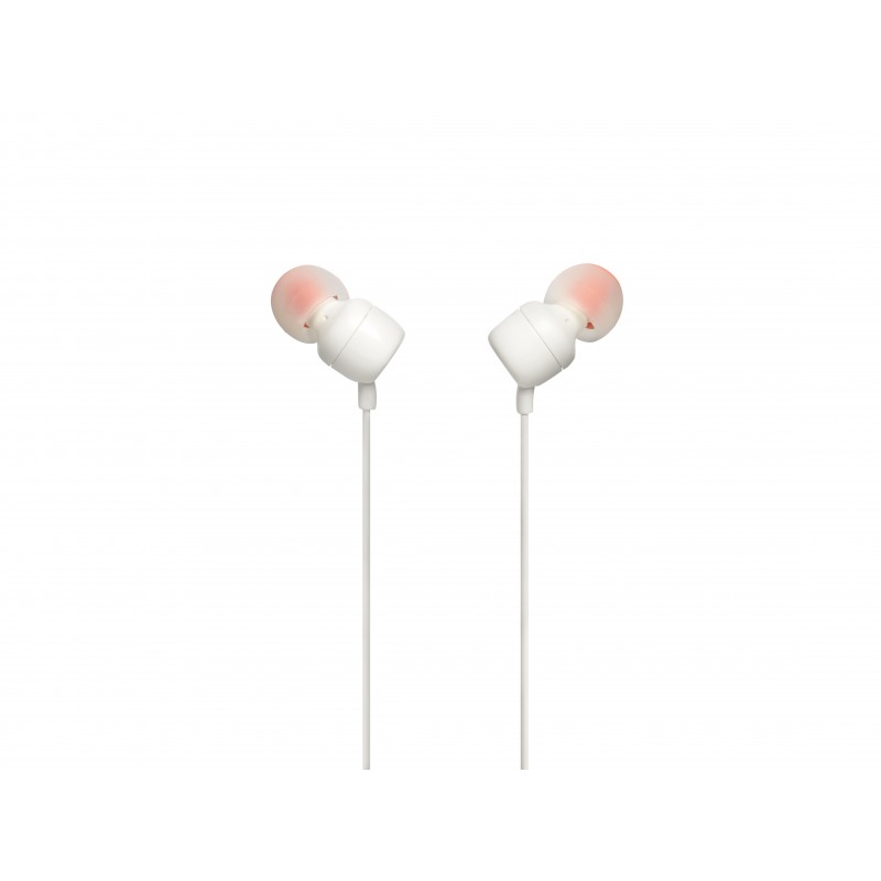 JBL Tune 110 Auriculares Alámbrico Dentro de oído Música Blanco