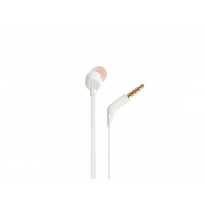 JBL Tune 110 Auriculares Alámbrico Dentro de oído Música Blanco