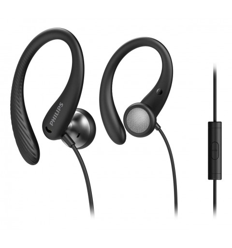 Philips TAA1105BK 00 auricular y casco Auriculares Alámbrico gancho de oreja, Dentro de oído Deportes Negro