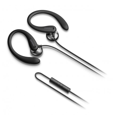 Philips TAA1105BK 00 cuffia e auricolare Cablato A clip, In-ear Sport Nero