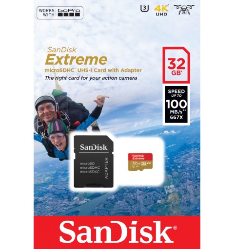 SanDisk Extreme 32 GB MicroSDHC UHS-I Class 10