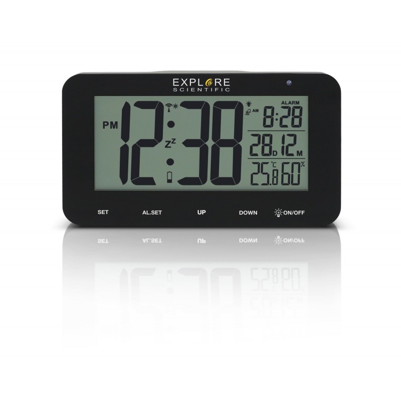 Explore Scientific RDC1004BLK alarm clock Digital alarm clock Black